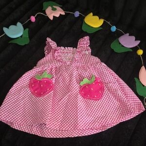 Blueberi Boulevard Pink and White Dress